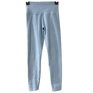 Beyond Yoga Spacedye Leggings Midi Length in Light Dusty Sky Blue - Small